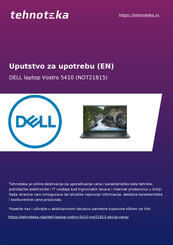 Dell NOT21815 Setup And Specifications
