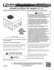 Daikin DP3UM6012031 Installation Instructions Manual