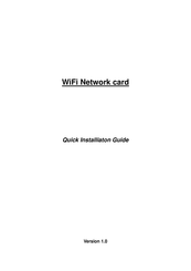 Sparklan WUBR508N Quick Installation Manual