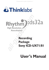 Thinklabs Rhythm ds32a User Manual