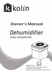 Kolin KDM-20LWRC290 Owner's Manual