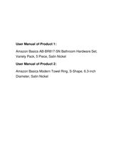 AmazonBasics AB-BR817-SN Manual