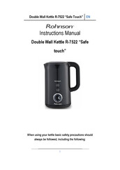 Rohnson Safe touch R-7522 Instruction Manual