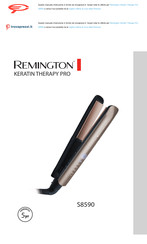 Remington KERATIN THERAPY PRO Manual