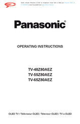 Panasonic Z80A Operating Instructions Manual