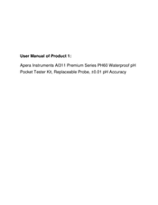 Apera Instruments AI311 User Manual