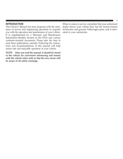 Volkswagen Routan 2010 Owner's Manual