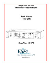 Espi MTRM-80Ah-150W Technical Specifications