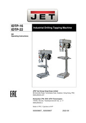 Jet IDTP-16 Operating Instructions Manual