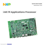 NXP Semiconductors i.MX 91 EVK Quick Start Manual