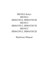 Hitachi HD6433813 Hardware Manual