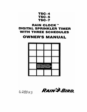 Rain Bird RAIN CLOCK TSC-4 Owner's Manual