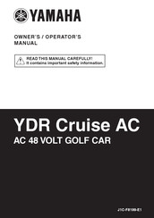 Yamaha DR2E18TN AC Owner's/Operator's Manual
