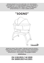 Chipolino SOGNO KOSIPA25 Series Manual