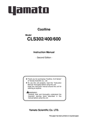 Yamato Coolline CLS600 Instruction Manual
