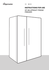 Fridgemaster MS91547DFE Instructions For Use Manual