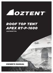 OZTENT OAP160RTTPA Owner's Manual