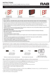 Rab ECOMBO34-RG Instructions
