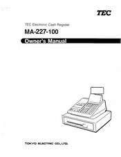 TEC TEC MA-227-100 Owner's Manual