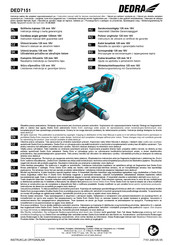 DEDRA DED7151 Instruction Manual