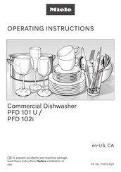 Miele PFD 102 i [120V] Operating Instructions Manual