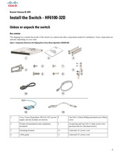Cisco HF6100-32D Installation Instructions Manual