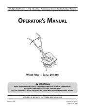 MTD 21A-210H031 Operator's Manual