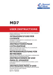 EPTA Bonnet Neve NordicStar MD7 Closed User Instructions