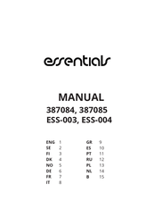 Essentials ESS-004 Quick Start Manual