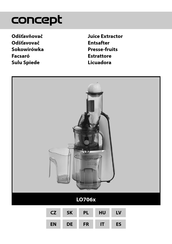 Concept2 LO 706 Series Operating Manual
