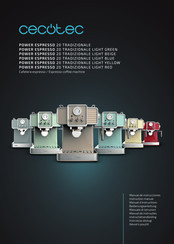 cecotec POWER ESPRESSO 20 TRADIZIONALE Instruction Manual