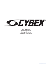 CYBEX VR3 Dip Chin Owner's Manual