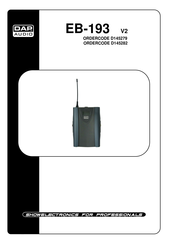 DAPAudio EB-193 User Manual