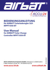 Airbatt MPPT1050-BT User Manual