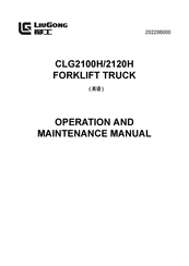 LiuGong CLG2120H Operation And Maintenance Manual