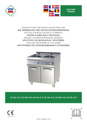 RM FE 708-13 E Instructions For Installation And Use Manual