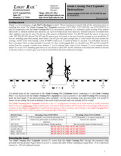LOGIC RAIL Grade Crossing Pro/2 Instructions Manual