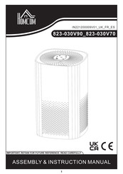 HOMCOM 823-030V70 Assembly & Instruction Manual