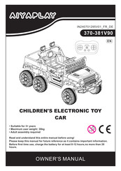 Aiyaplay 370-381V90 Owner's Manual