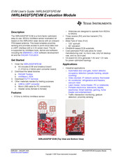 Texas Instruments IWRL6432FSPEVM User Manual