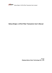 Dahua Technology DH-PFS3106-4T User Manual