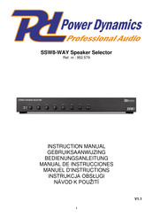 Power Dynamics 952.579 Instruction Manual
