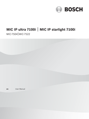 Bosch MIC-7522 User Manual