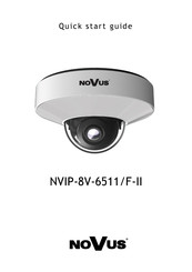 Novus NVIP-8V-6511/F-II Quick Start Manual