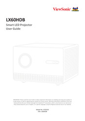 ViewSonic LX60HDB User Manual