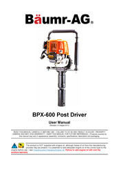 Baumr-AG BPX-600 User Manual
