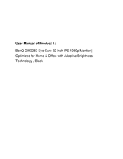 BenQ GL2480 User Manual