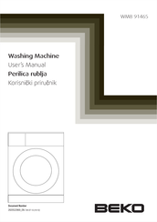 Beko WMB 91465 User Manual