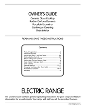 Frigidaire FEF336WHSD Owner'smanual