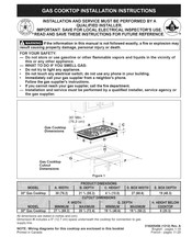 Frigidaire FPGC3087MSB Installation Instructions Manual